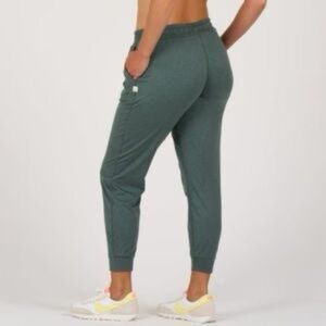 Vuori Womens Performance Joggers. Sz Small. Blue/Green Heather